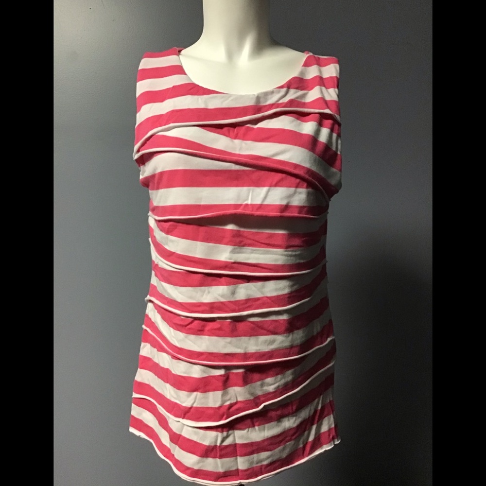 Massini Junior Large pink & white top